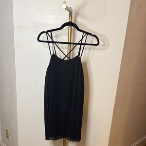 BCBGeneration Black Strappy Backless Dress